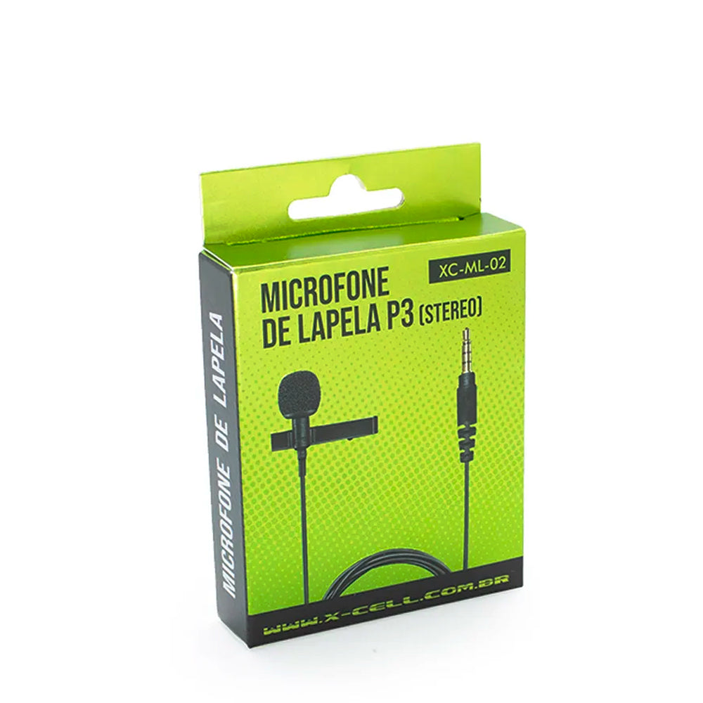 Microfone Lapela P3 Para Smartphone - KSR Xc-ml-02